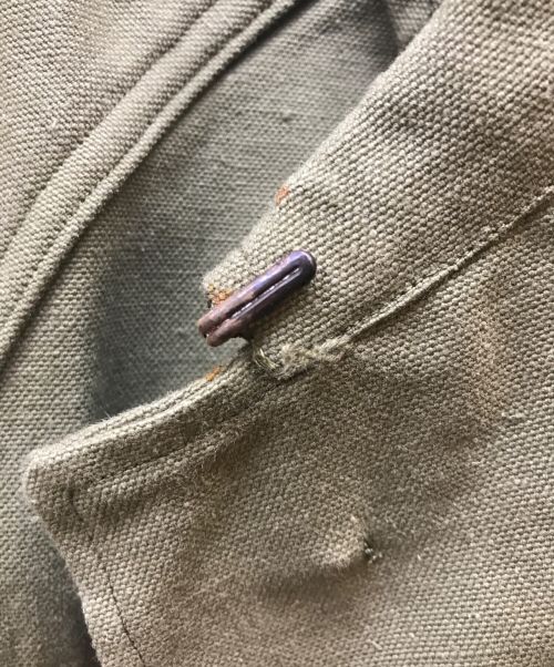 French Army（フランス軍）French Army (フランス軍) Ｍ35モーターサイクルコート グリーン サイズ:6の古着・服飾アイテム