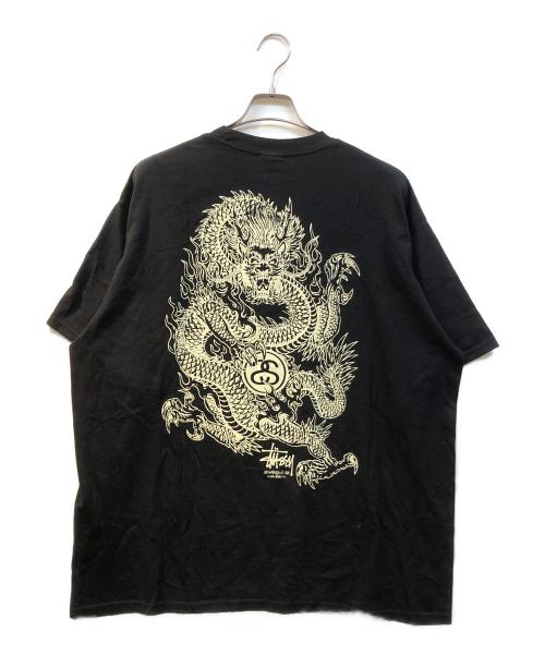 stussy（ステューシー）stussy (ステューシー) 2022 DRAGON TEE ブラック サイズ:XLの古着・服飾アイテム