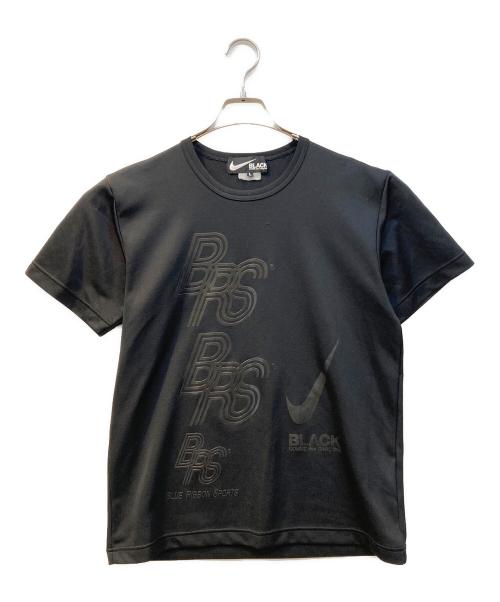BLACK COMME des GARCONS（ブラックコムデギャルソン）BLACK COMME des GARCONS (ブラック コムデギャルソン) NIKE (ナイキ) プリントTシャツ ブラック サイズ:Ｌの古着・服飾アイテム