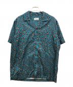 SATURDAYS SURF NYCサタデーズサーフニューヨーク）の古着「総柄シャツ」｜グリーン×ブラウン