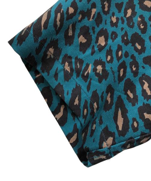 SATURDAYS SURF NYC（サタデーズサーフニューヨーク）SATURDAYS SURF NYC (サタデーズサーフニューヨーク) 総柄シャツ グリーン×ブラウン サイズ:記載なしの古着・服飾アイテム