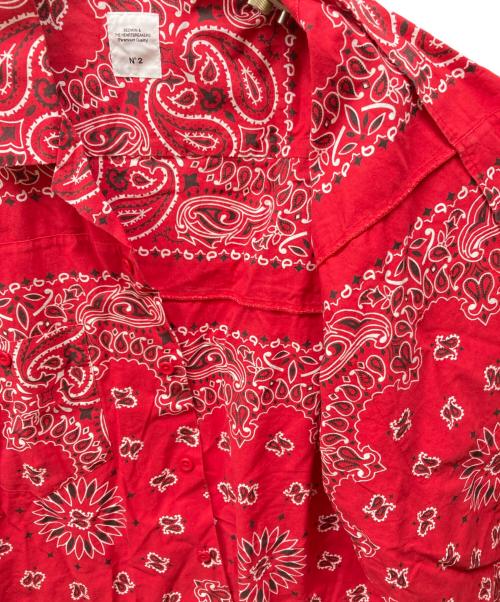 BEDWIN &THE HEARTBREAKERS（ベドウィンアンドザ ハートブレイカーズ）BEDWIN &THE HEARTBREAKERS (ベドウィンアンドザ ハートブレイカーズ) オープンカラーシャツ レッド サイズ:記載なしの古着・服飾アイテム