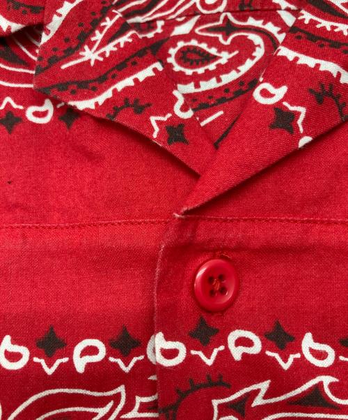 BEDWIN &THE HEARTBREAKERS（ベドウィンアンドザ ハートブレイカーズ）BEDWIN &THE HEARTBREAKERS (ベドウィンアンドザ ハートブレイカーズ) オープンカラーシャツ レッド サイズ:記載なしの古着・服飾アイテム