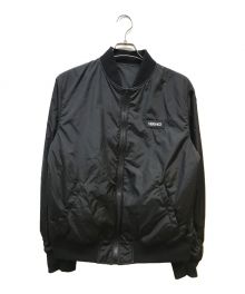 VERSACE（ヴェルサーチェ）の古着「リバーシブル中綿ジャケット」｜ブラック