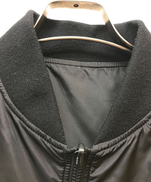 VERSACE（ヴェルサーチェ）VERSACE (ヴェルサーチ) リバーシブル中綿ジャケット ブラック サイズ:50の古着・服飾アイテム