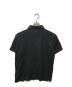 BALENCIAGA (バレンシアガ) オールドロゴ刺繍ポロシャツ ブラック サイズ:L：13000円
