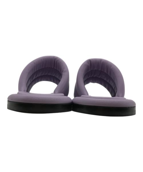 GIUSEPPE ZANOTTI（ジュゼッペザノッティ）GIUSEPPE ZANOTTI (ジュゼッペザノッティ) パデッドレザー サンダル パープル サイズ:36の古着・服飾アイテム