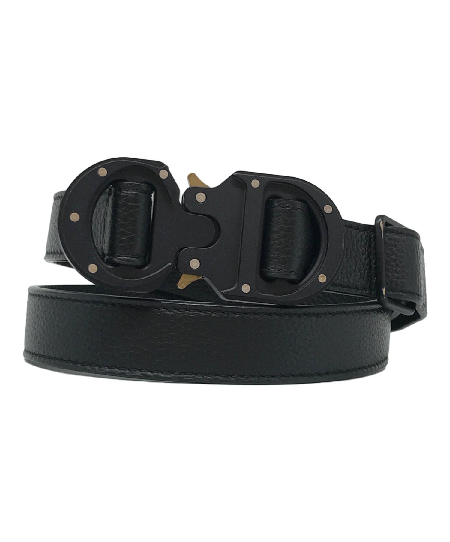 alyx ローラーコースターレザー ブラック ベルト アリクス ローラーコースターベルト Alyx ローラーコースターベルト