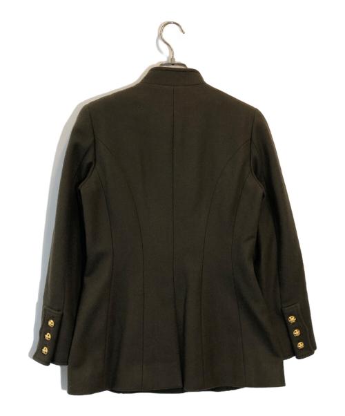 CHANEL（シャネル）CHANEL (シャネル) ヴィンテージグリポアボタンジャケット オリーブ サイズ:40の古着・服飾アイテム