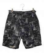 X-LARGEエクストララージ）の古着「ハーフパンツ」｜ブラック