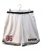 SUPREMEシュプリーム）の古着「Faux Croc Basketball Short」｜ホワイト