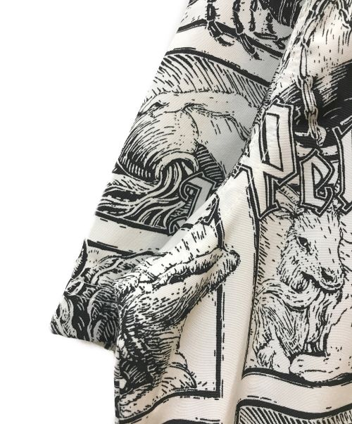 pellepelle（ペレペレ）pellepelle (ペレペレ) 総柄シャツ ホワイト サイズ:XLの古着・服飾アイテム