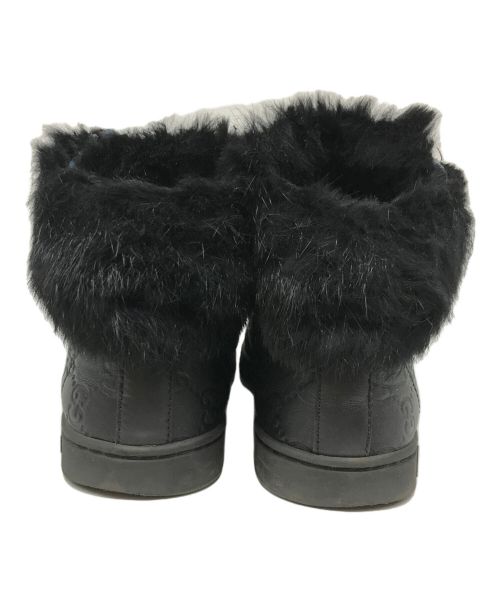 GUCCI（グッチ）GUCCI (グッチ) GGムートンハイカットスニーカー ブラック サイズ:23㎝の古着・服飾アイテム