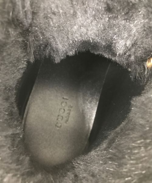 GUCCI（グッチ）GUCCI (グッチ) GGムートンハイカットスニーカー ブラック サイズ:23㎝の古着・服飾アイテム