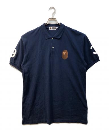 A BATHING APE ポロシャツ A BATHING APE アベイシングエイプ BAPE MIX CAMO Relaxed Side Shark