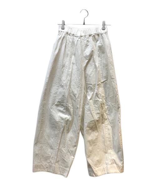 miho umezawa（ミホ ウメザワ）miho umezawa (ミホ ウメザワ) コクーンパンツ ホワイト サイズ:TALLの古着・服飾アイテム