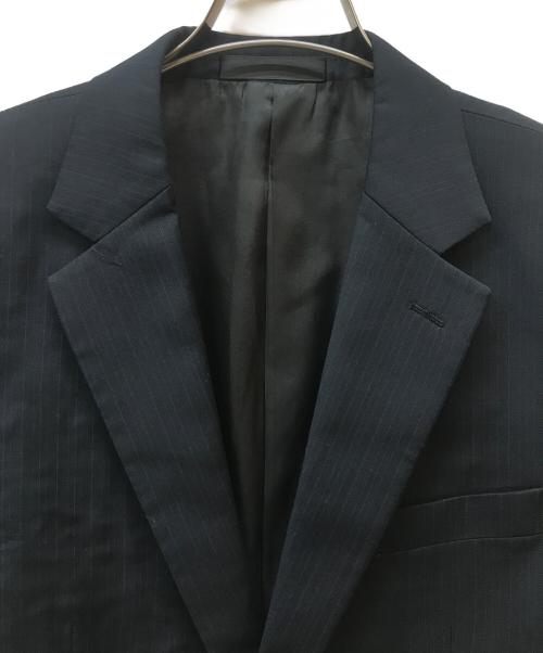 ARMANI COLLEZIONI（アルマーニ コレツィオーニ）ARMANI COLLEZIONI (アルマーニ コレツィオーニ) 2Bストライプセットアップスーツ ネイビー サイズ:50の古着・服飾アイテム