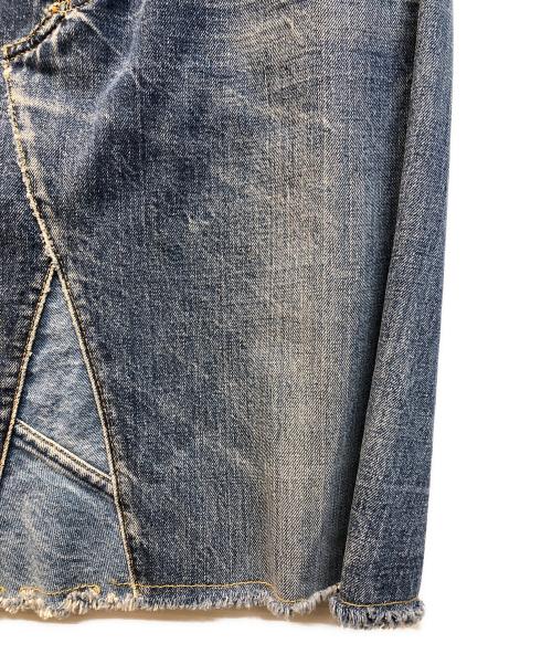 LEVI'S（リーバイス）LEVI'S (リーバイス) リメイクデニムスカート インディゴ サイズ:58㎝の古着・服飾アイテム