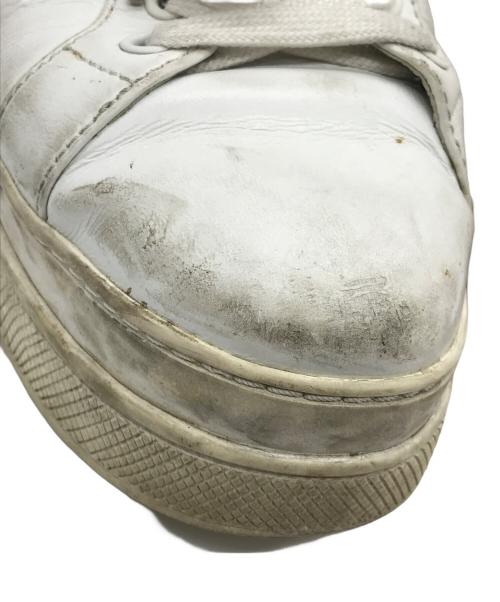 PRADA（プラダ）PRADA (プラダ) ローカットスニーカー レッド サイズ:36.5の古着・服飾アイテム