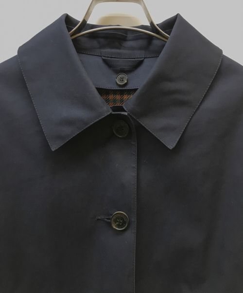 MACKINTOSH（マッキントッシュ）MACKINTOSH (マッキントッシュ) HUMBIEゴム引きステンカラーコート ネイビー サイズ:Mの古着・服飾アイテム