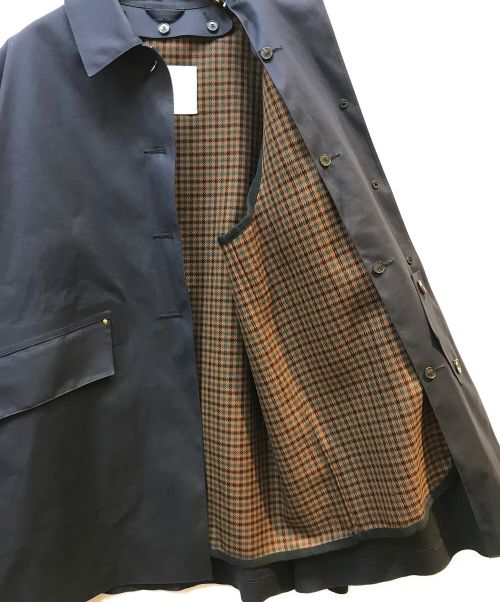 MACKINTOSH（マッキントッシュ）MACKINTOSH (マッキントッシュ) HUMBIEゴム引きステンカラーコート ネイビー サイズ:Mの古着・服飾アイテム