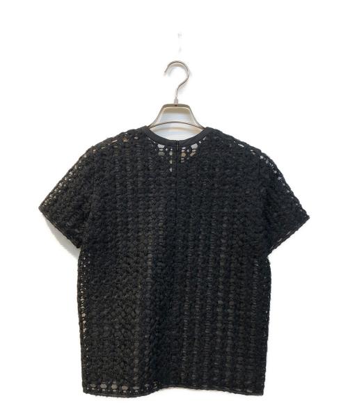 AKIRA NAKA（アキラナカ）AKIRA NAKA (アキラナカ) カットワークブラウス ブラック サイズ:記載なしの古着・服飾アイテム