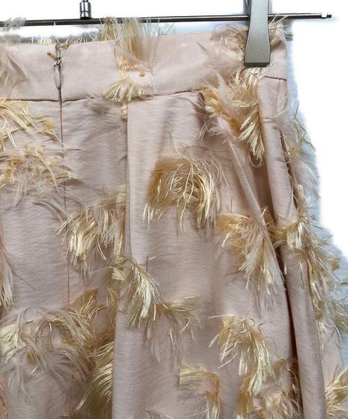 CELFORD（セルフォード）CELFORD (セルフォード) ジャカードフレアスカート ピンク サイズ:Ｓの古着・服飾アイテム