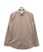 PAUL SMITHポールスミス）の古着「GRAFIC FLORAL PRINT SHIRTS」｜レッド