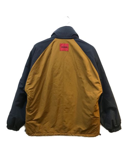 HUGO HUGO BOSS（ヒューゴ ヒューゴボス）HUGO HUGO BOSS (ヒューゴ ヒューゴボス) ハーフジップジャケット ブラウン サイズ:Mの古着・服飾アイテム