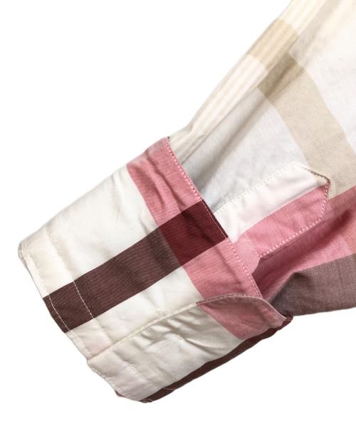 Salvatore Ferragamo（サルヴァトーレ フェラガモ）Salvatore Ferragamo (サルヴァトーレ フェラガモ) チェックシャツ ピンク サイズ:Sの古着・服飾アイテム