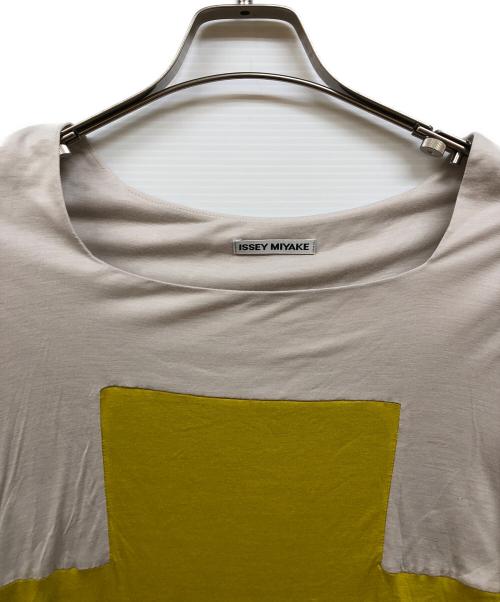 ISSEY MIYAKE（イッセイミヤケ）ISSEY MIYAKE (イッセイミヤケ) ロングスリーブカットソー イエロー サイズ:2の古着・服飾アイテム