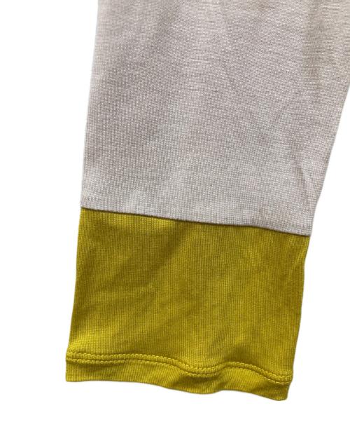 ISSEY MIYAKE（イッセイミヤケ）ISSEY MIYAKE (イッセイミヤケ) ロングスリーブカットソー イエロー サイズ:2の古着・服飾アイテム
