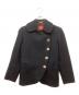 Vivienne Westwood RED LABEL（ヴィヴィアンウエストウッドレッドレーベル）の古着「変形ショートPコート」｜ブラック