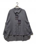 FUGA FUGAフーガフーガ）の古着「ウールシャツ」｜パープル