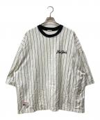 WILLY CHAVARRIAウィリーチャバリア）の古着「BUFFALO BASEBALL T」｜ブラック×ホワイト