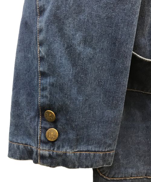 PAPAS（パパス）PAPAS (パパス) デニムジャケット ネイビー サイズ:Mの古着・服飾アイテム
