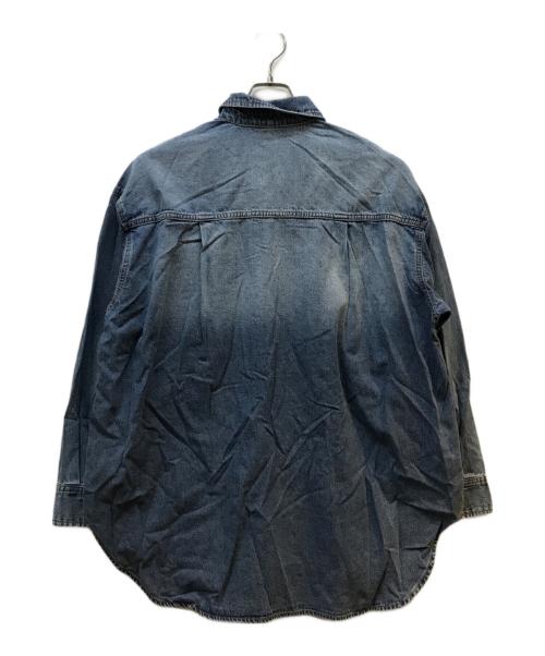 RIVE DROITE（リヴドロワ）RIVE DROITE (リヴドロワ) 【MONN.:.(モン)】ビッグデニムシャツ ブルー サイズ:FREEの古着・服飾アイテム