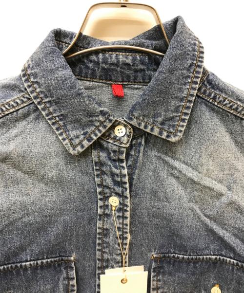 RIVE DROITE（リヴドロワ）RIVE DROITE (リヴドロワ) 【MONN.:.(モン)】ビッグデニムシャツ ブルー サイズ:FREEの古着・服飾アイテム