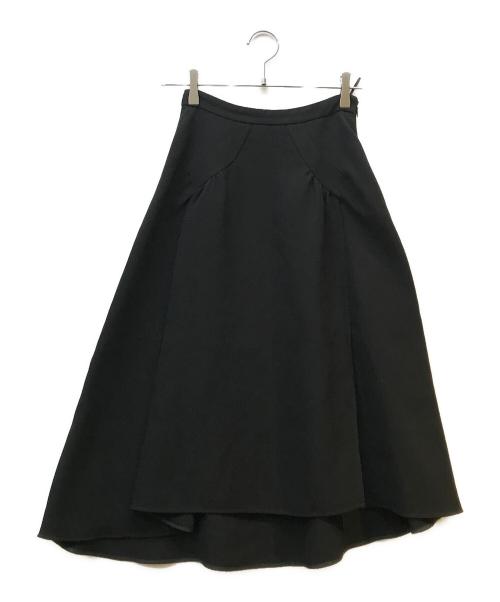 N°21 numero ventuno（ヌメロヴェントゥーノ）N°21 NUMERO VENTUNO (ヌメロヴェントゥーノ) フレアスカート ブラック サイズ:Ｓの古着・服飾アイテム