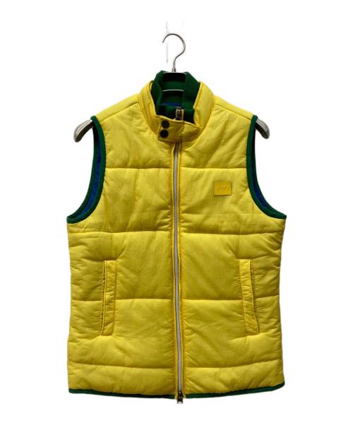 ARMANI JEANS（アルマーニジーンズ）ARMANI JEANS (アルマーニジーンズ) 中綿ベスト イエロー サイズ:Mの古着・服飾アイテム