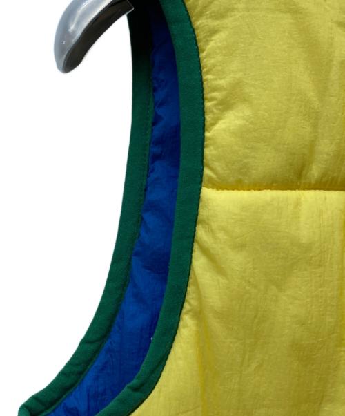 ARMANI JEANS（アルマーニジーンズ）ARMANI JEANS (アルマーニジーンズ) 中綿ベスト イエロー サイズ:Mの古着・服飾アイテム