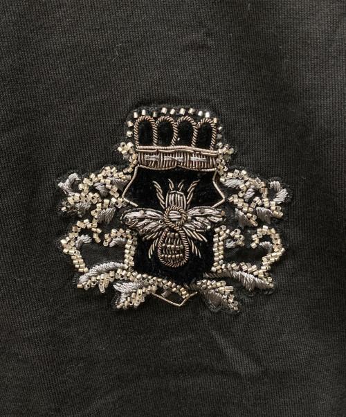 DOLCE & GABBANA（ドルチェ＆ガッバーナ）DOLCE & GABBANA (ドルチェ＆ガッバーナ) 蜂刺繍Tシャツ ブラック サイズ:44の古着・服飾アイテム