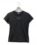 MONCLERモンクレール）の古着「ロゴ刺繍カットソー」｜ブラック