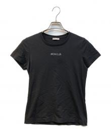 MONCLER（モンクレール）の古着「ロゴ刺繍カットソー」｜ブラック