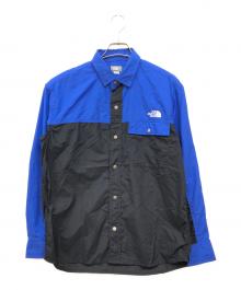 THE NORTH FACE（ザ ノース フェイス）の古着「ロングスリーブヌプシシャツ」｜ブルー