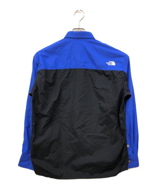 THE NORTH FACE（ザ ノース フェイス）THE NORTH FACE (ザ ノース フェイス) ロングスリーブヌプシシャツ ブルー サイズ:Ｓの古着・服飾アイテム