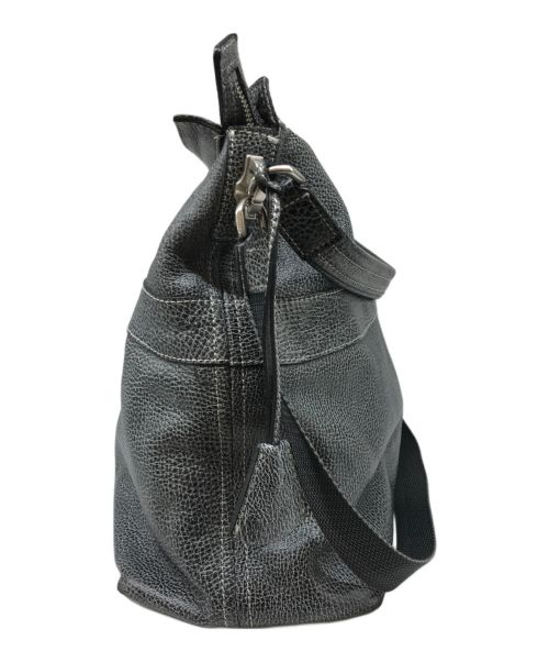 aniary（アニアリ）aniary (アニアリ) グラインドレザー2WAYショルダーバッグ グレーの古着・服飾アイテム