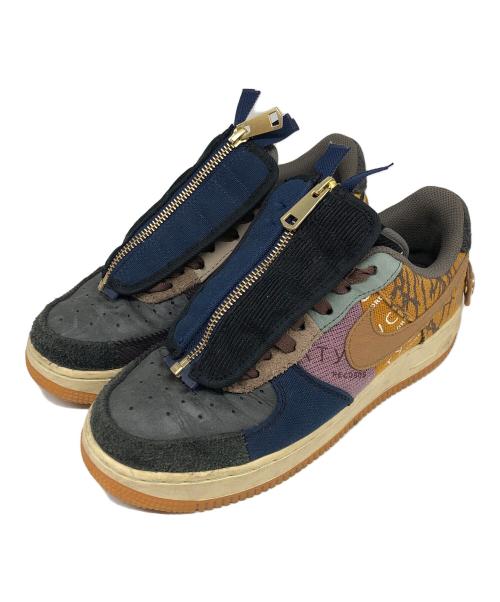 Travis Scott（トラヴィススコット）Travis Scott (トラヴィススコット) NIKE (ナイキ) AIR FORCE1 LOW ブラウン サイズ:25㎝の古着・服飾アイテム