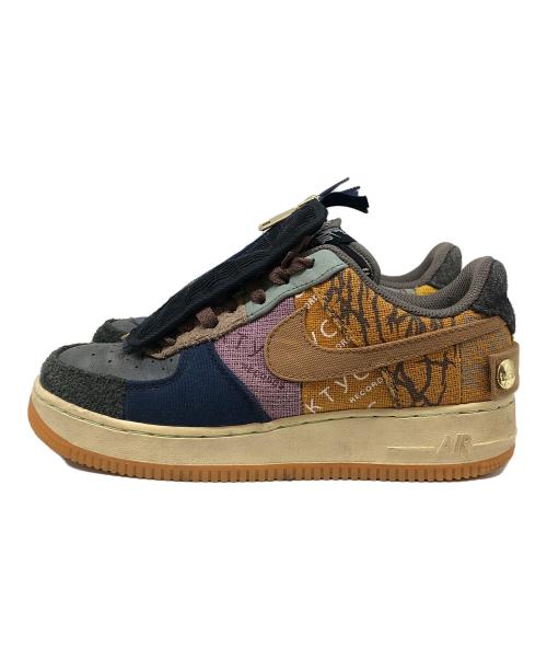 Travis Scott（トラヴィススコット）Travis Scott (トラヴィススコット) NIKE (ナイキ) AIR FORCE1 LOW ブラウン サイズ:25㎝の古着・服飾アイテム