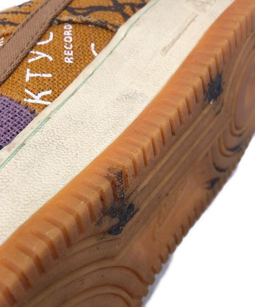 Travis Scott（トラヴィススコット）Travis Scott (トラヴィススコット) NIKE (ナイキ) AIR FORCE1 LOW ブラウン サイズ:25㎝の古着・服飾アイテム